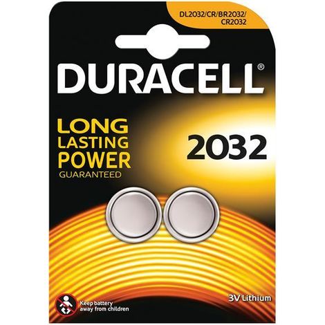 Duracell CR2032 Coin Lithium Button Cell Battery Pack of 2