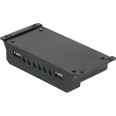 Contrôleur solaire 30A 12V/24V double USB PWM pour éclairage public, contrôleur de charge intelligent Z30 (1/5)