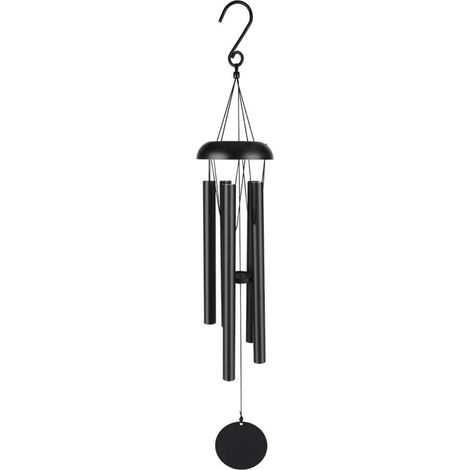 Carillon d'extérieur - 80 cm - Élément commémoratif - Tube en métal - Mélodie agréable - Carillon décoratif vintage classique - Convient pour le jardin, l'intérieur, la terrasse et la décoration de co