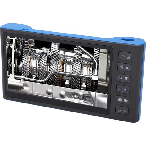 Industrielles wasserdichtes Endoskop mit 2 Linsen, IPS-LCD-Bildschirm (1080p), Schlangenkamera (7 Zoll, 7,9 mm) (1/5)
