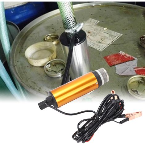 Pompe Submersible Mini 12V Portable pour Eau, Diesel, Kérosène - Débit 30L/min