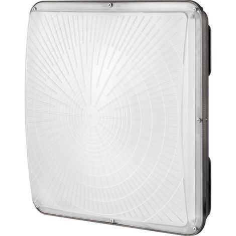 Lampe LED d'atelier, 150 W, plafonnier de garage, 16500 lm, 5000 K, 31,5x31,5 cm, montage de surface, éclairage de plafond IP65 pour station essence, entrepôts, usines industrielles, magasins (1/5)