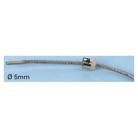 Thermocouple type J Ø 5mm, L 20mm, +400°C max à Câble ( Prix pour 1 )