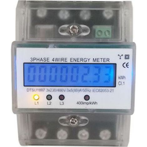DTSU1897.5-60A 5-80A Four-Wire Three-Phase Electricity Meter (1/5)