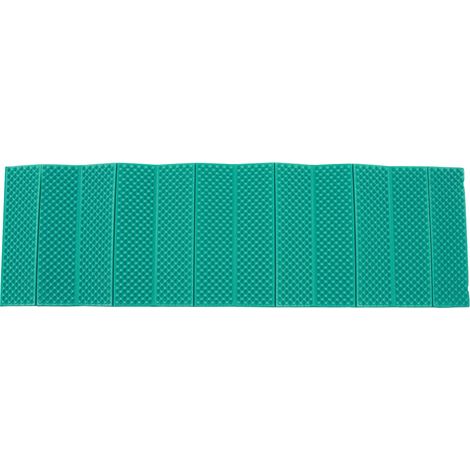 Faltbare Isomatte aus doppelwandigem Schaumstoff für Outdoor-Camping, 186 x 57 cm, dunkelgrün (1/4)