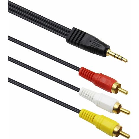 Mini AV à 3 RCA mâle adaptateur o et vidéo 3,5 mm pour Sony (1/3)