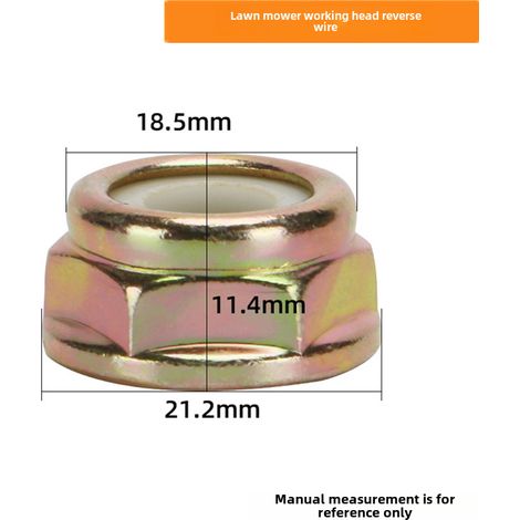 Vis de contre-vis pour accessoires de tête de coupe de tondeuse à gazon, pièce de rechange essentielle pour un montage sécurisé (1/4)