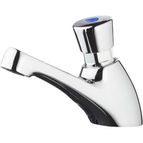 Sanela - Robinet à fermeture automatique, avec mousseur, chrome SLT 101U