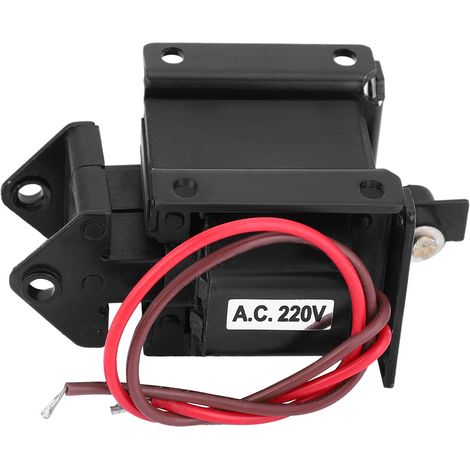 Électroaimant SA-2602 AC à poussée-traction, solénoïde, 220 V CA, 19,6 N, course de 15 mm (1/3)