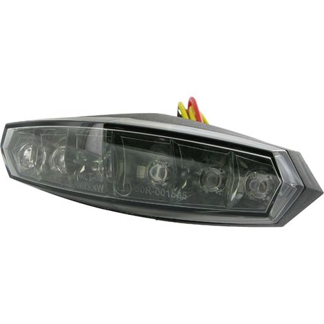 Fanale posteriore a LED Koso, lente colorata, universale (E) (1/3)