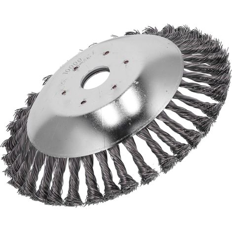 20 cm lange Stahldraht-Unkrautbürste, rotierender Schneidkopf für Freischneider, präzise Reinigung und Schneiden von Unkraut. (1/5)