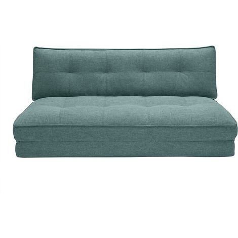 Zweisitzer-Schlafsofa aus grauem Stoff SALLY