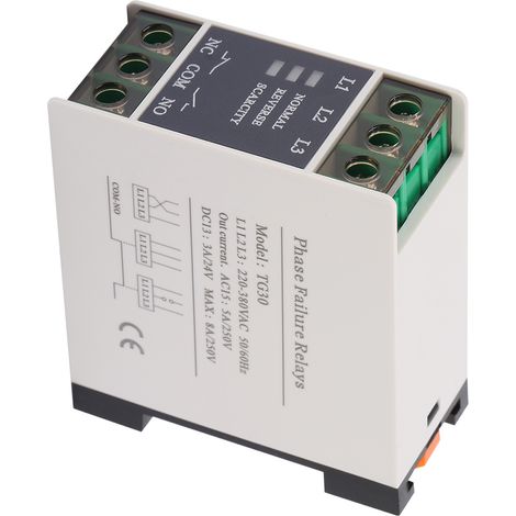 Relais de Protection de Séquence et Perte de Phase TG30, 220-380V AC (1/5)