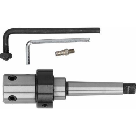 Green Mobility-Douille de Réduction Cône Morse en Acier Argenté MTR8 avec 2 Clés + Accessoire, Guide-mèche MT2-19,05 mm pour Perceuses Magnétiques, Perceuses Radiales, Perceuses D'établi (1/5)
