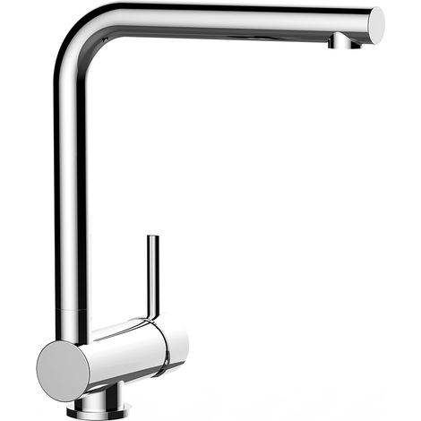Robinet de Cuisine Mitigeur rabattable sous fenetre 60mm chrome robinet bec pivotant 360 VIZIO (1/5)