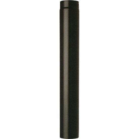 Tube en acier porcelaine noire lourde 16 x h 100 cm pour poele a' granule's de bois re'sistant aux hautes tempe'ratures