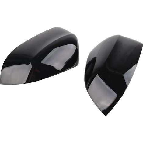 paire de coques de rétroviseurs latéraux noir brillant, élégantes, résistantes à la décoloration et légères pour X3 X4 X5 X6 X7 G01 G02 (1/5)