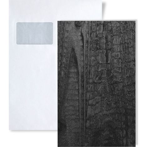 1 ÉCHANTILLON S-25549 WallFace Carbonized Wood Nature NATURE Collection  ÉCHANTILLON Panneau mural au format A5