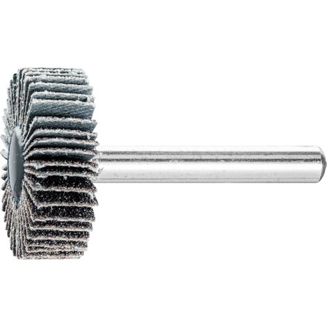 PFERD TOOLS SIC Fächerschleifer F Ø 30x10mm Schaft-Ø 6 mm SIC80 für harte NE Metalle 10 Stk