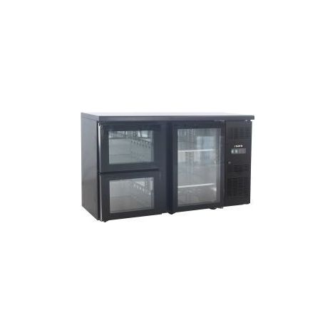 Arrière bar avec 1 porte vitrée et 2 tiroirs - Saro