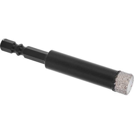 Foret Diamant 12mm pour Perçage Béton Sec, Mandrin Hex et Outil Manuel de Maçonnerie