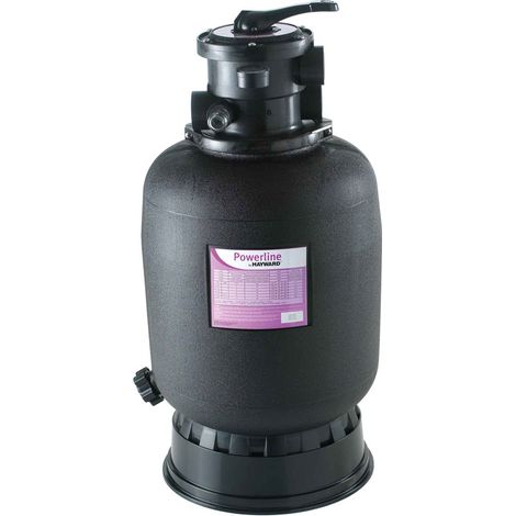 Hayward – Filtre à sable 6 m³/h – Débit 6 m³/h – Volume piscine 24 m³ – Cuve anti-corrosion – Vanne 6 positions Ø 50 mm