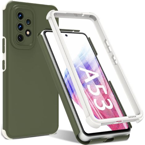 FUNDA PARA SAMSUNG GALAXY A53 5G CERRADA PROTECCIÓN COMPLETA VERDE (1/5)