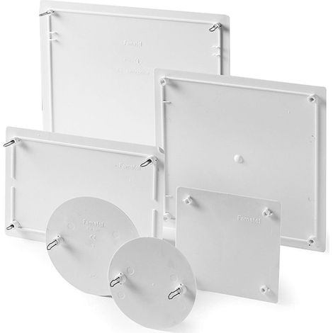 FAMATEL - Coperchio della scatola da incasso Con artigli metallici 250x250 mm Grigio