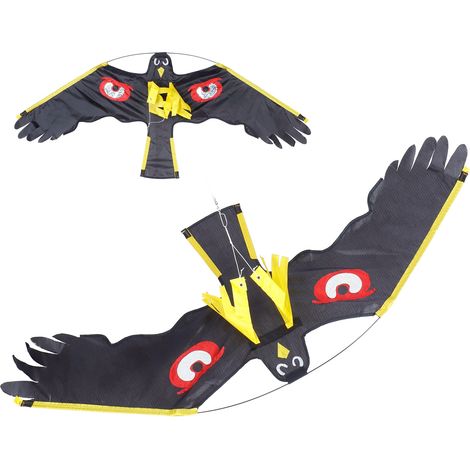 Épouvantail imitation rapace cerf-volant anti-oiseaux pour jardin potager culture protection champs Type E (1/5)
