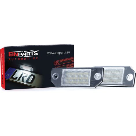 Luces LED para matrícula, 6000 K, blanco frío, 12 V, CANBUS, para Ford Focus MK2 (2003-2009) y Ford Focus C-Max (2003-2008) (1/5)