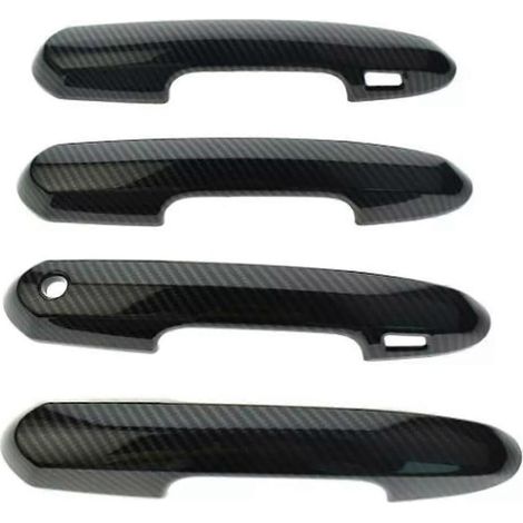 8x Garniture de poignée de porte aspect fibre de carbone pour Toyota Highlander 20-23-FFY (1/4)