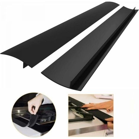Pack 21''/53cm Kitchen Countertop Edging Strips, Silicone Stove Counter Gap Cover, Long Filler Seal for Sealing Spills Between Countertop (1/5)