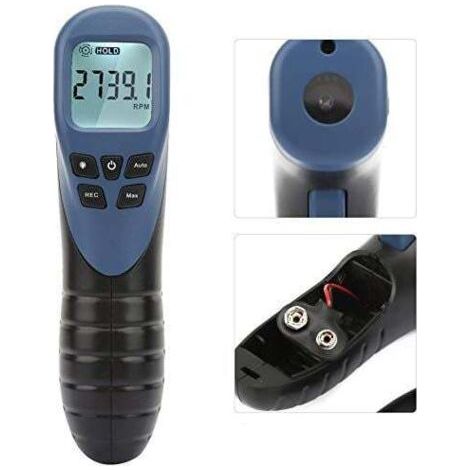 Tachymètre numérique de régime, Instruments Compte-tours automobile TL900 Testeur de jauge de vitesse de moteur de style pistolet sans (batterie non incluse) (1/4)