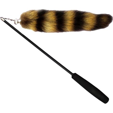 Baguette en peluche amusante pour chat, avec tête rétractable et interchangeable, pour soulager l'ennui des chatons à l'intérieur (1/4)