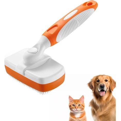 Peigne pour animaux de compagnie, aiguille en acier inoxydable pour chien, brosse à peigner, peigne pour chat (1/4)