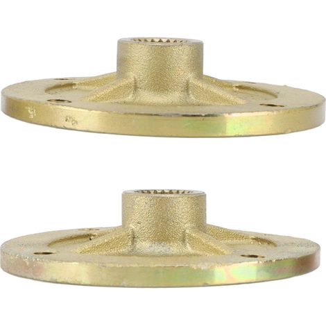 1 paire de moyeux de roue arrière avec boulons M10, 4 goujons, 23 dents, robustes, compatibles avec roues de 7 et 8 pouces pour quad, kart et VTT. (1/5)