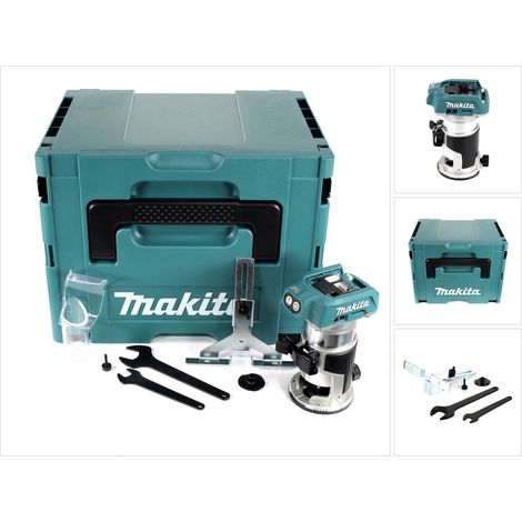 Défonceuse Makita DRT50ZJ 18V Li-Ion – Moteur Brushless – Vitesse 30 000 tr/min – Diamètre de pince 6/8mm – Pour bois dur et teck
