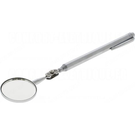 miroir orientable à manche téléscopique