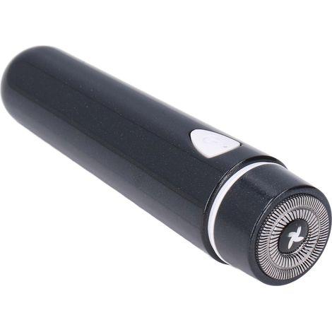 Mini rasoir électrique portable, silencieux et à charge rapide, pour hommes et femmes, idéal pour les voyages (noir). (1/5)