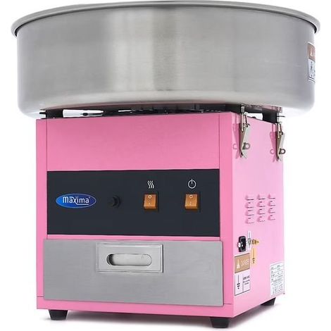 Machine à barbe à papa - diamètre 52cm - Rose - Maxima (1/5)