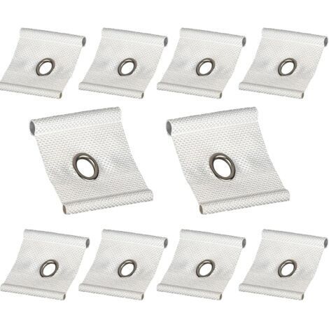10 Œillets de Passepoil Universels,Crochets pour Auvent,œillets de Canal pour Auvents de Caravane,Pièces et Accessoires pour Camping-Car,pour Rail de Fixation de Toit 5/6 mm – 7/8 mm (1/5)