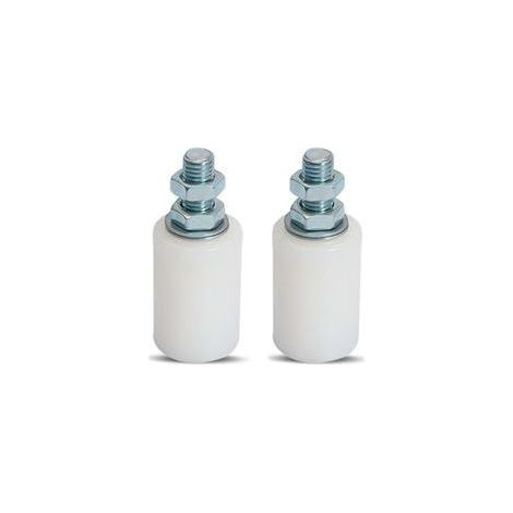 Lot de 2 Guide Rollers for Sliding Doors, Sliding Door Guides or Other Applications 30 x 40 mm (Nylon) (1/5)
