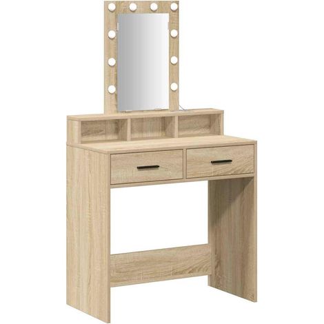 Maison Exclusive - Schminktisch mit Speicher Braun 79 x 41 x 140