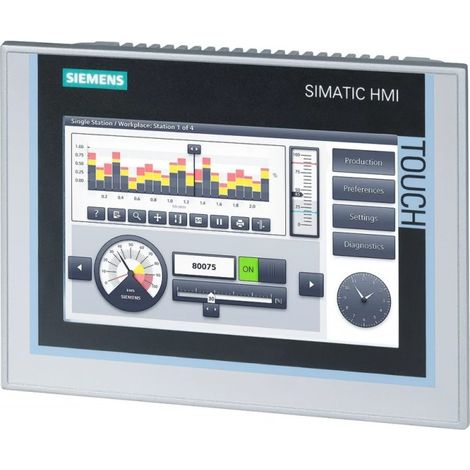 Siemens 6AV2124-0MC01-0AX0 6AV21240MC010AX0 Display PLC (1/2)