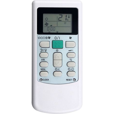 1 télécommande climatiseur HYK-02, HYK-03, HYK-07 pour modèles Osaka Vestel Hualing – blanc, compatible remplacement (1/3)