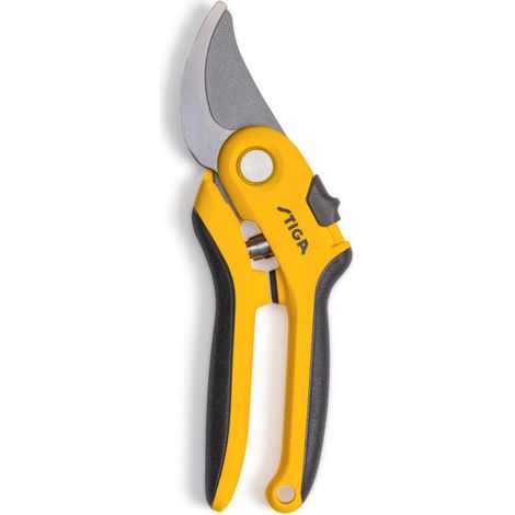 STIGA 2H1030001 Bypass-Gartenschere, 24 mm, SK5-Stahl-Klinge – Teflon-Antihaftbeschichtung, Komfortgriff – Für Frische Äste, Rosen Und Hecken
