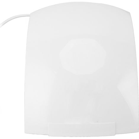 Sèche-mains 1200 W à détection automatique, séchage rapide en 10 secondes, flux d'air puissant et air chaud, idéal pour salles de bains, centres commerciaux et hôtels (prise UE 220 V). (1/5)