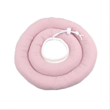 1pc Pink Dog Cat Recovery Collar Anti-Licking Dog Collar Anti-Scratch Cat Collar, Adjustable, Washable, Suitable for Cats and Small Dogs Pet Accessories(M) (1/3)