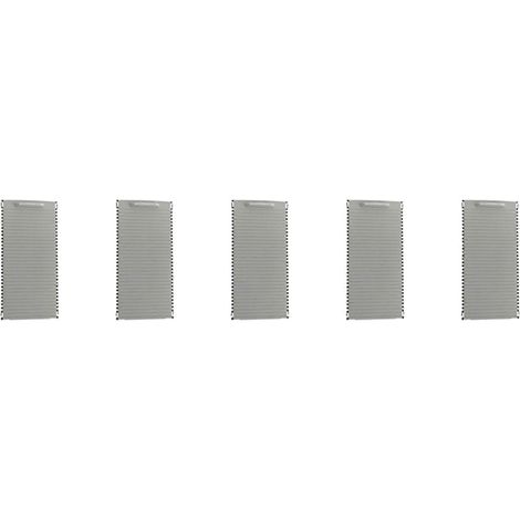 Lot de 5 stores enrouleurs pour console centrale intérieure de voiture Mercedes Classe C/E W204 S204 W212 S212 A20468076079051 Gris (1/4)