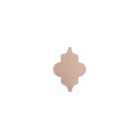 Carrelage terre cuite naturelle brute arabesque 18.5x13.2x1.6cm – Surface 0.30m² – Artisanale, aspect patiné avec le temps